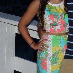 Lilly Pulitzer two piece skirt and top set
